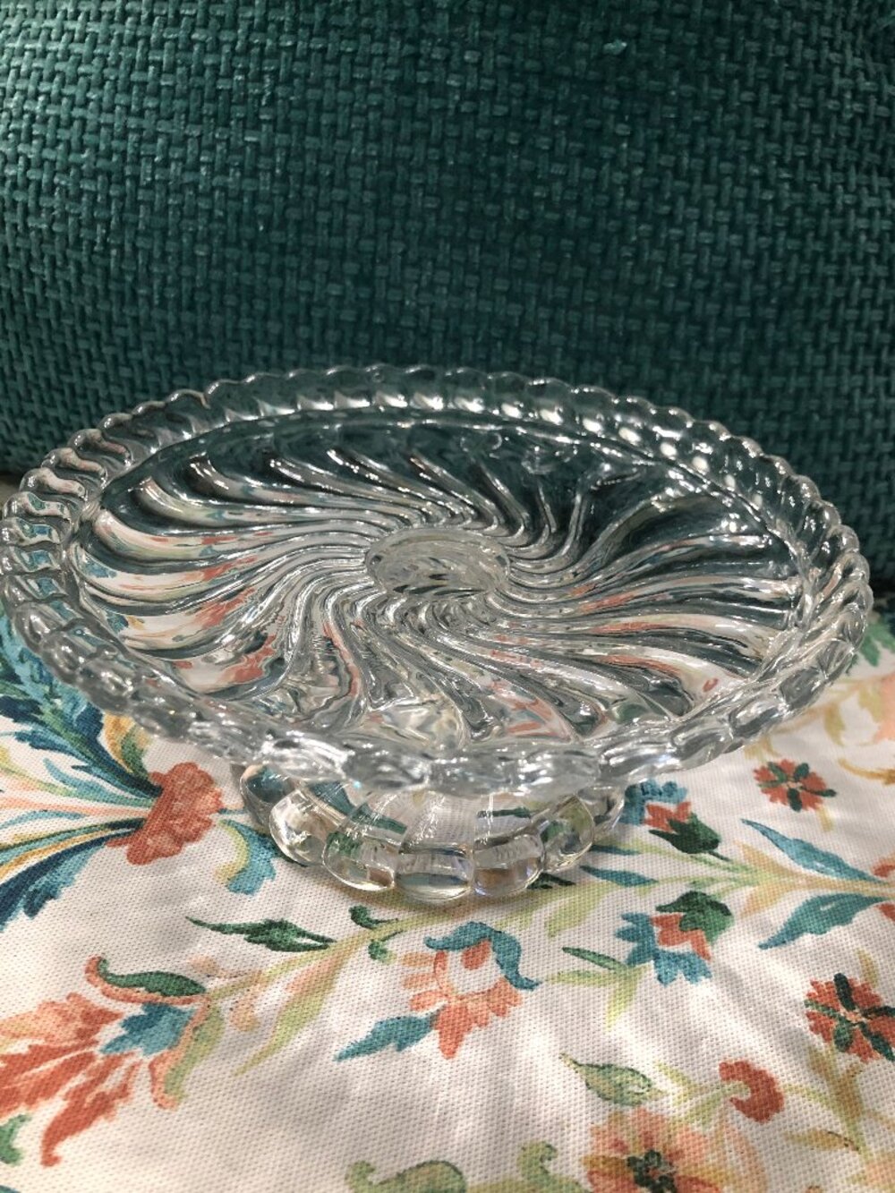 Fostoria Colony Crystal Mini Cake Stand